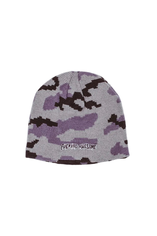 Fucking Awesome - Embroidered Stamp Logo Skully Beanie