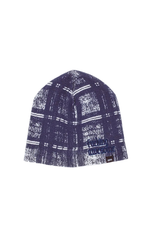 Fucking Awesome - Digital Plaid Skully Beanie