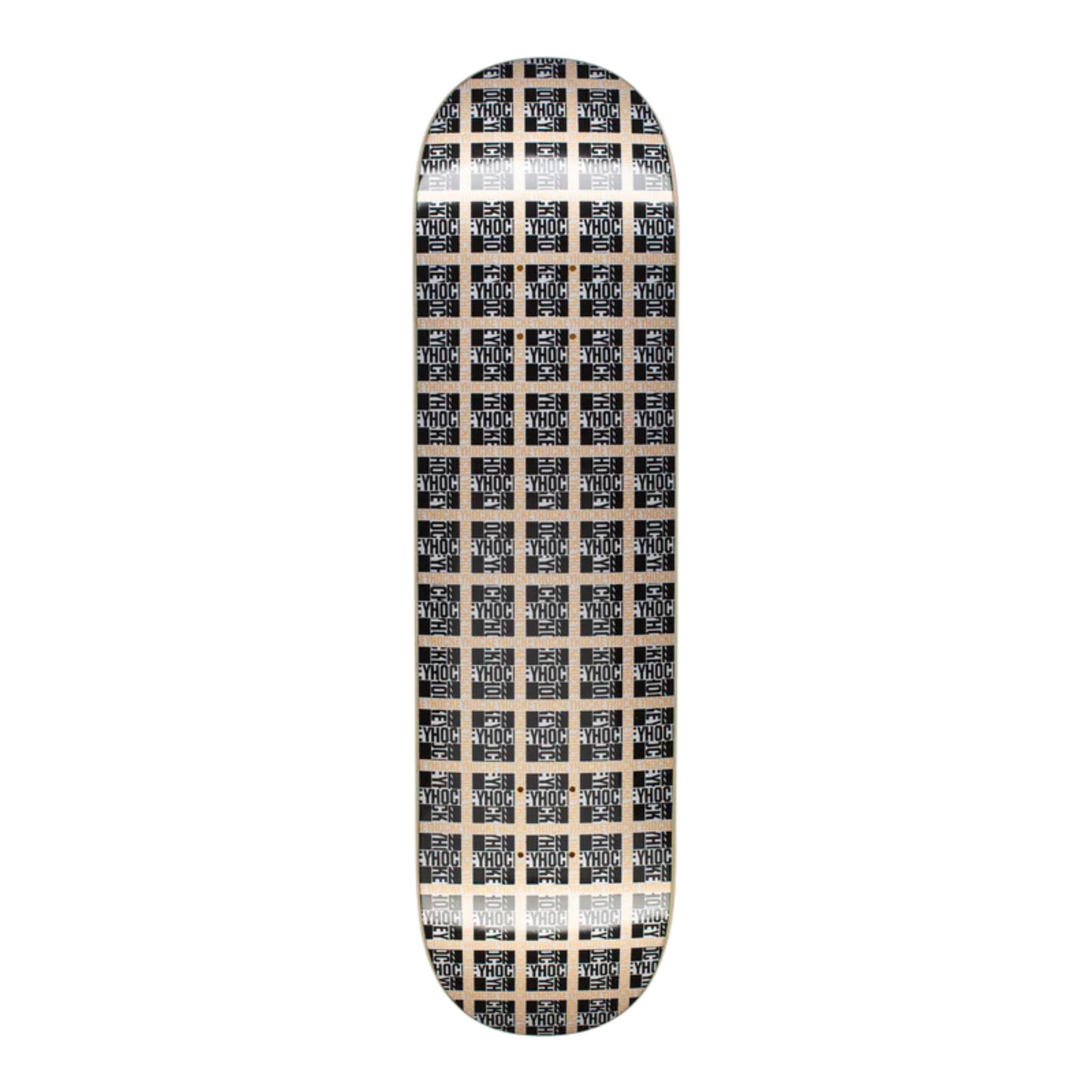 Hockey - Plaid Gold Deck 8”