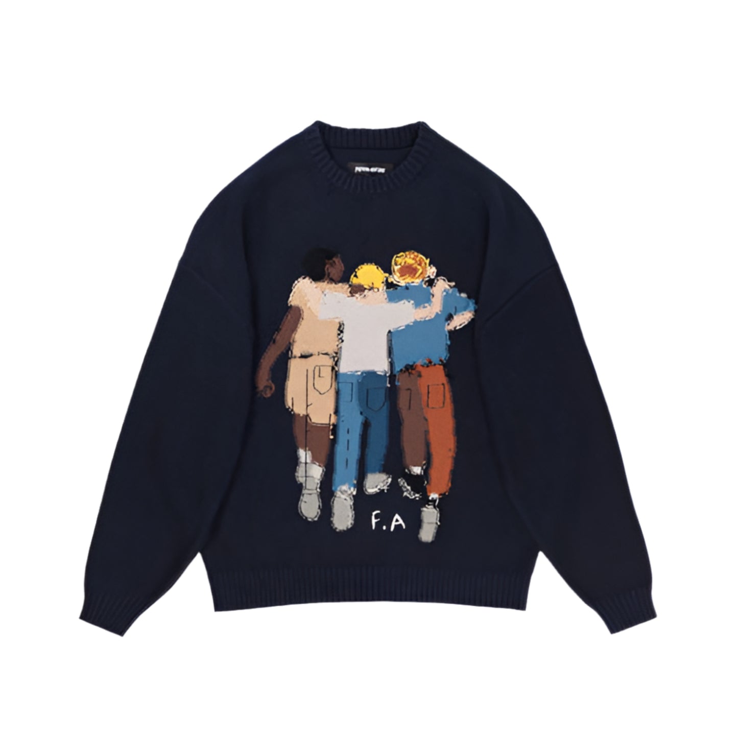 Fucking Awesome - Kids Are Alright Sweater (Navy)